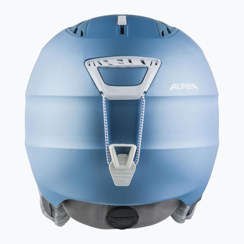 Skihelm Alpina Grand skyblue/white matt 15