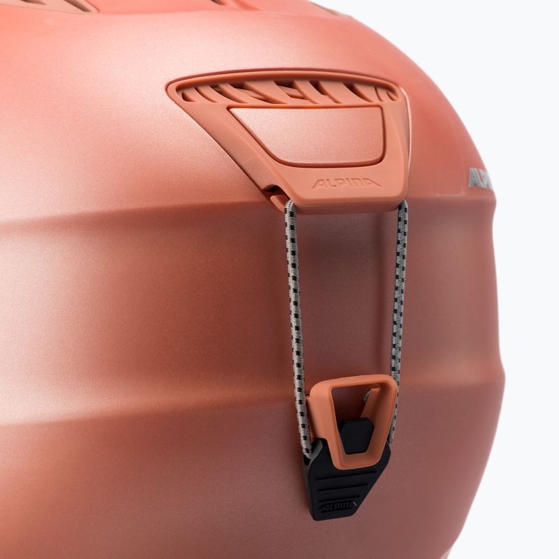 Skihelm Alpina Grand coral matt 7