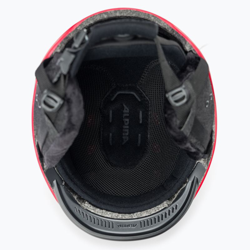 Skihelm Alpina Grand red matt 5