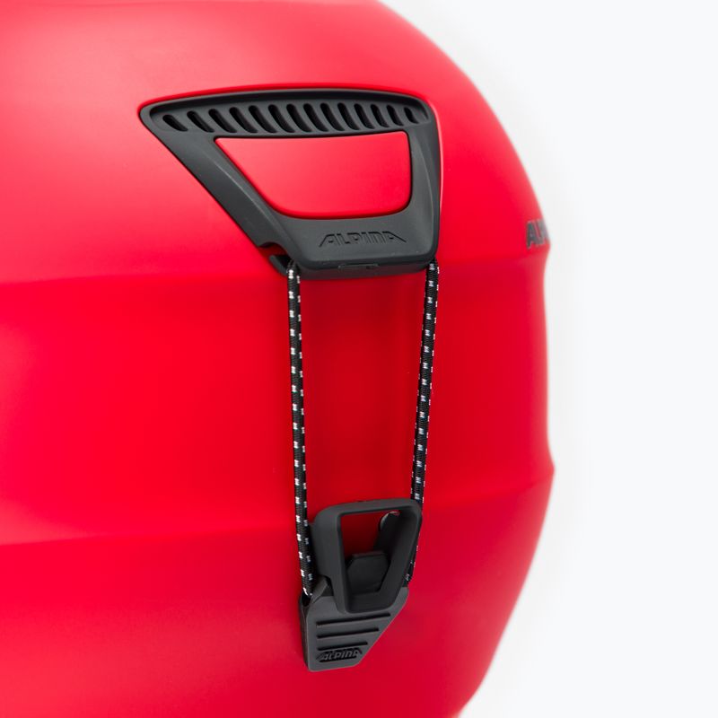 Skihelm Alpina Grand red matt 7