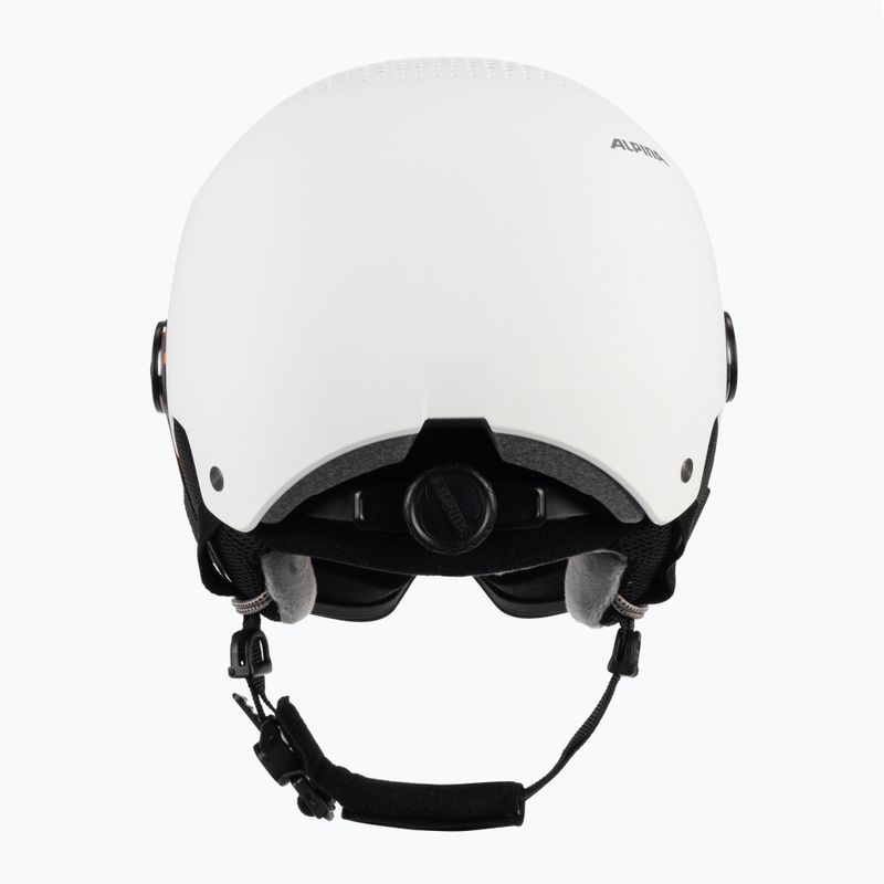 Skihelm Alpina Arber Visor Q Lite white matt 3