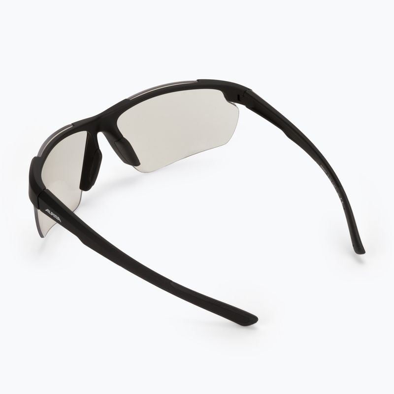 Fahrradbrille Alpina Defey HR black matt/clear mirror 2