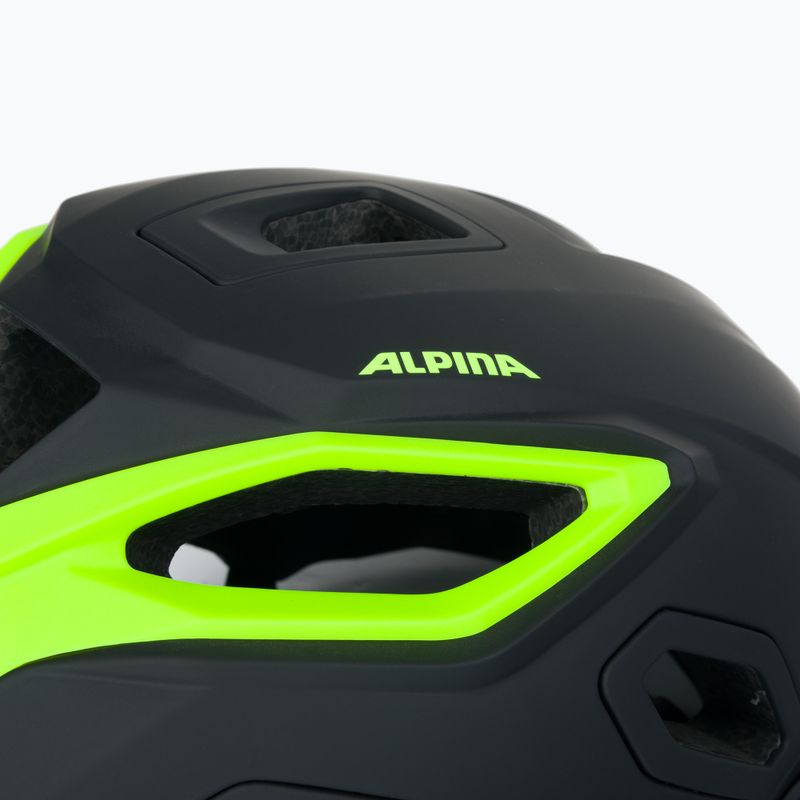 Fahrradhelm Alpina Comox black neon matte 8