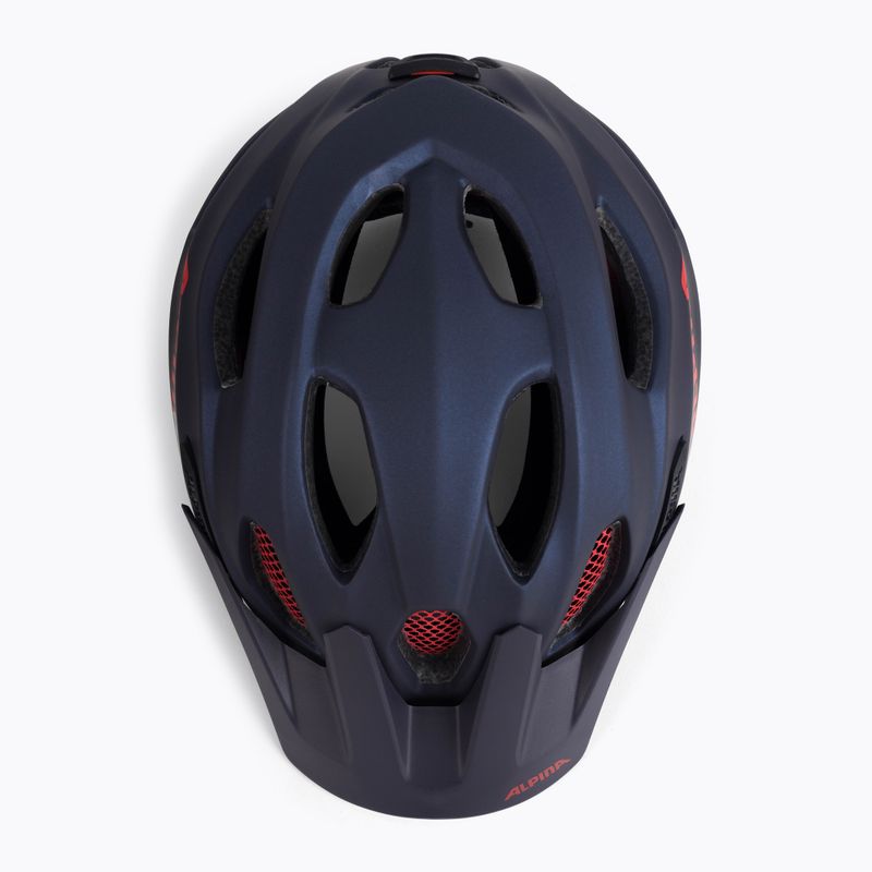 Fahrradhelm für Kinder Alpina Carapax indigo matte 6