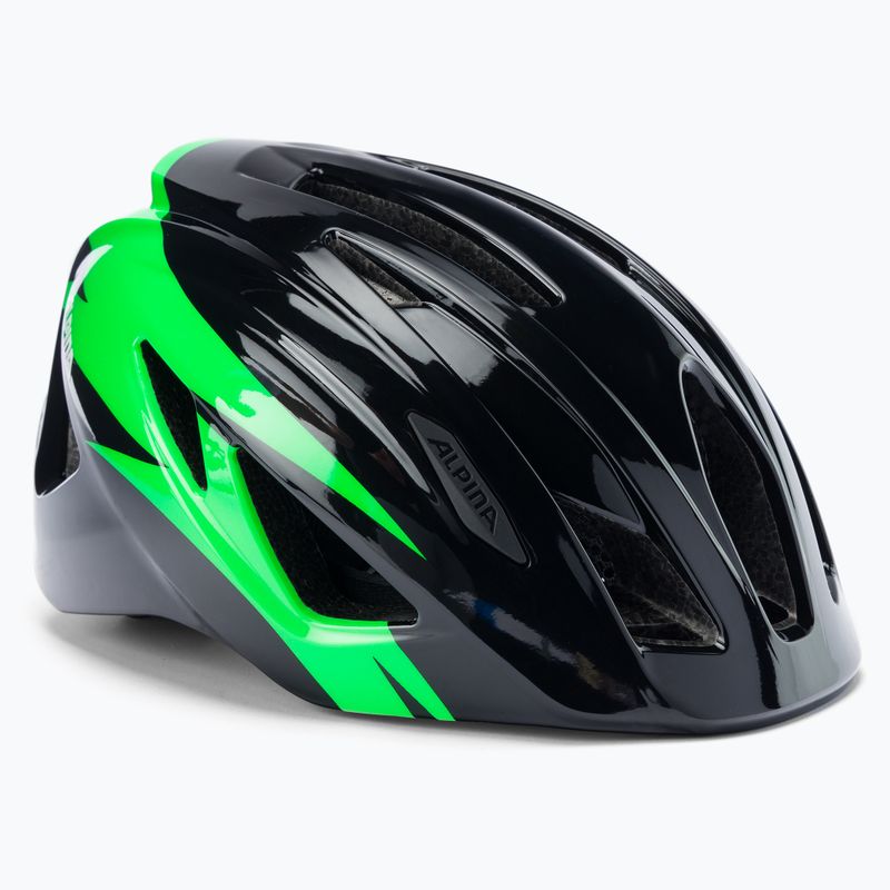 Fahrradhelm für Kinder Alpina Pico black/green gloss