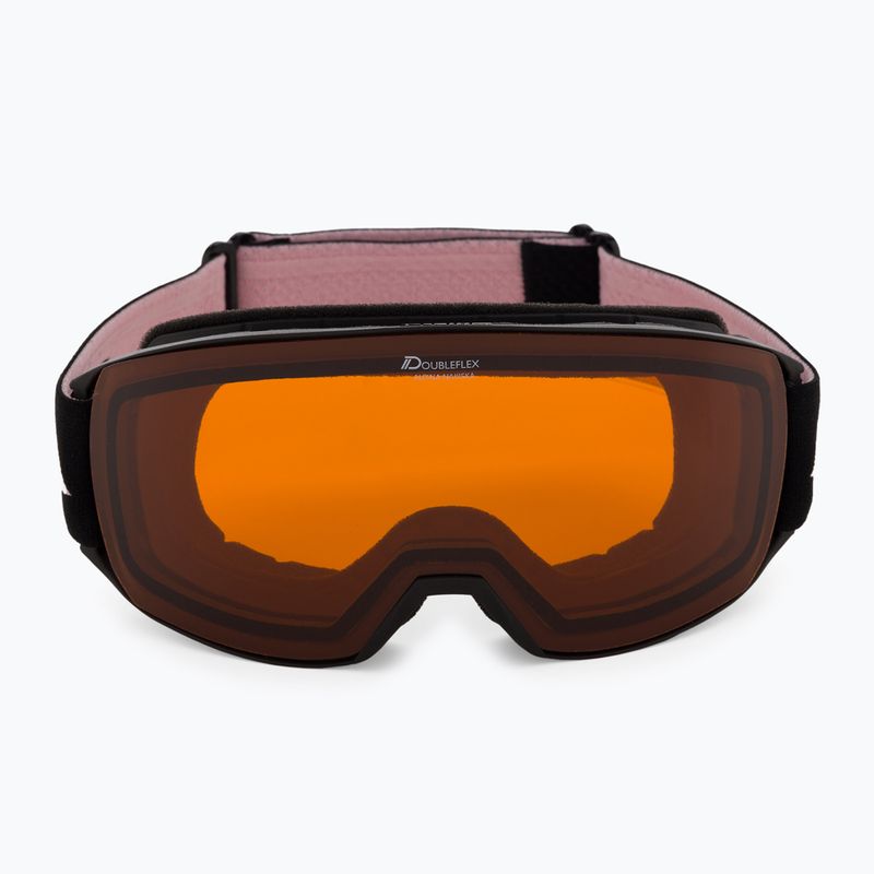 Skibrille Alpina Nakiska black/rose matt/orange 2