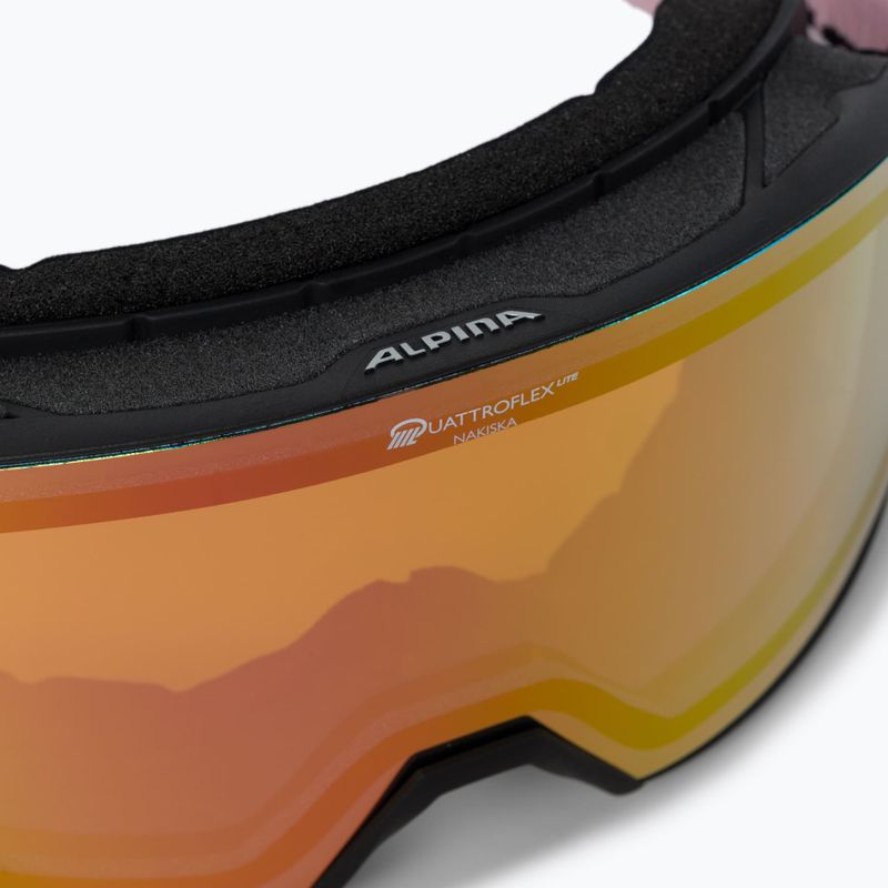 Skibrille Alpina Nakiska Q-Lite black/rose matt/pink 5