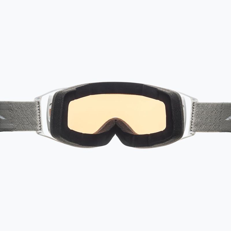 Skibrille Alpina Double Jack Mag Q-Lite white gloss/mirror black 11