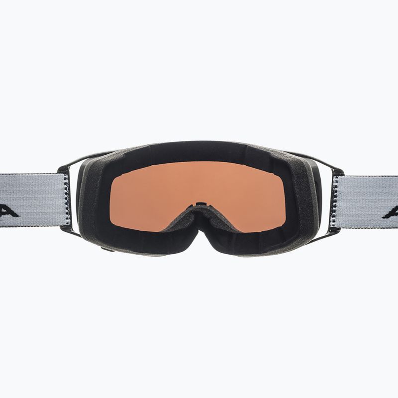 Skibrille Alpina Double Jack Mag Q-Lite black matt/mirror black 10