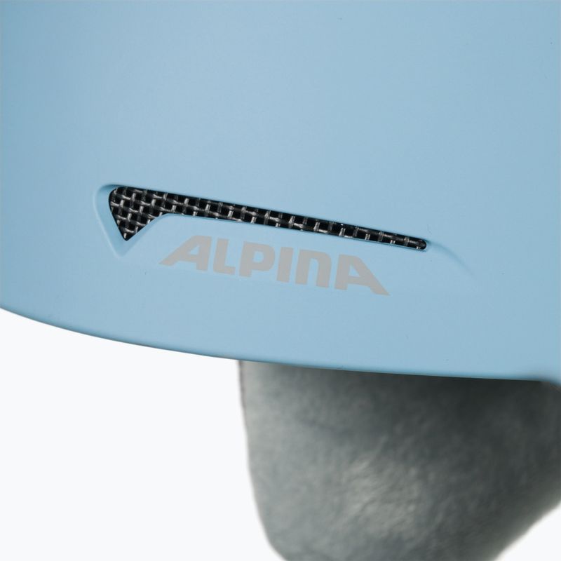 Skihelme für Kinder Alpina Zupo skyblue matt 7