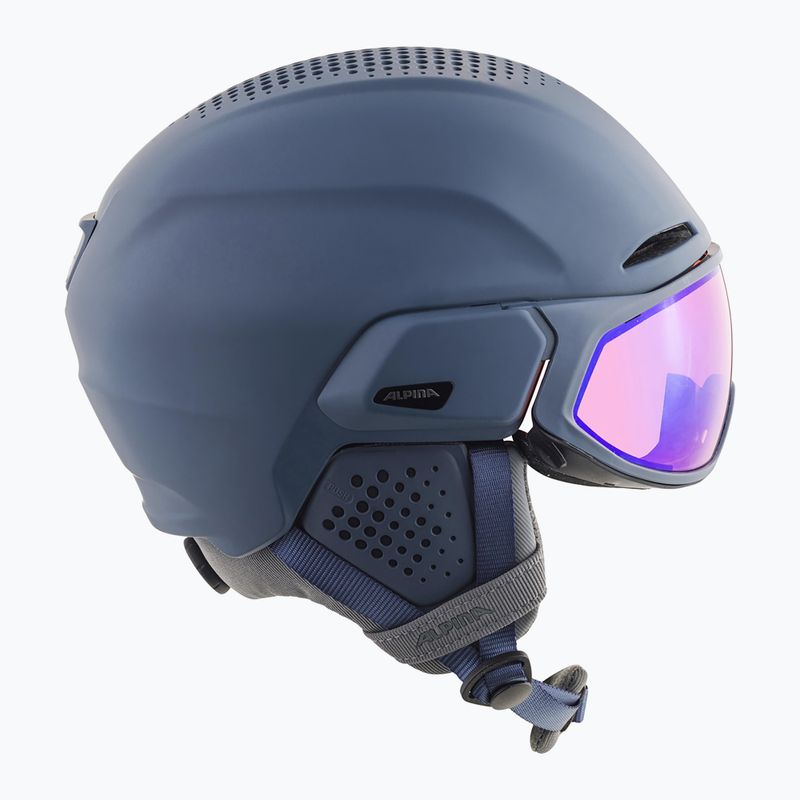 Skihelm Alpina Alto QV ink matt 14