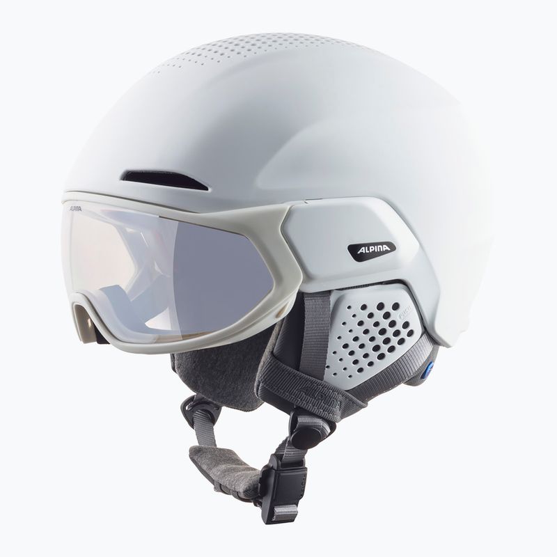 Skihelm Alpina Alto V white matt 10