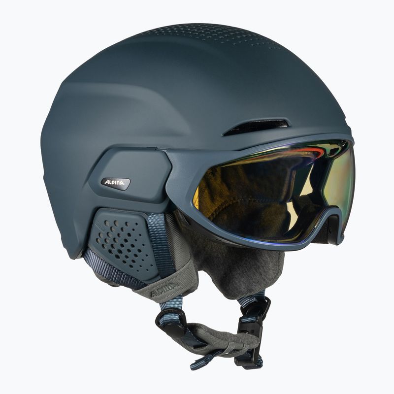 Skihelm Alpina Alto V ink matt