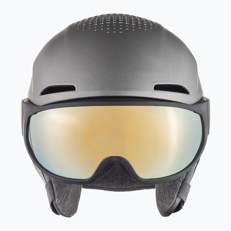 Skihelm Alpina Alto QV gunmetal matt 12