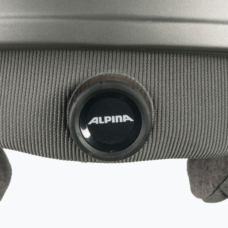 Skihelm Alpina Alto QV gunmetal matt 6