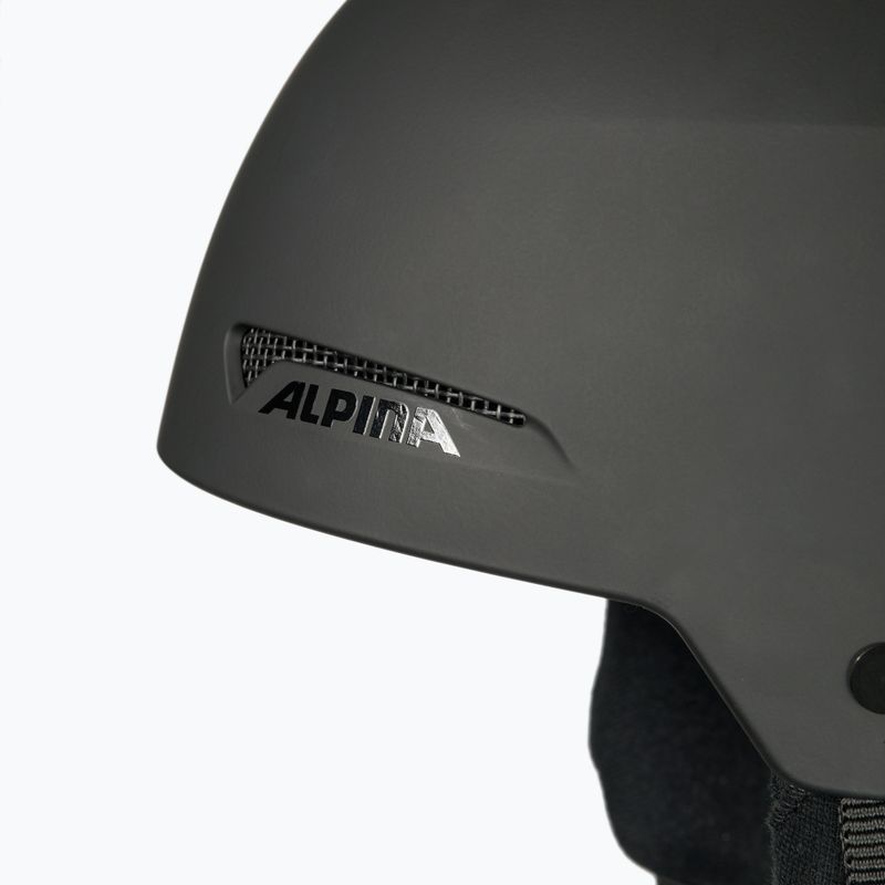 Skihelm Alpina Arber black matte 7