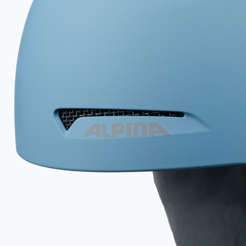 Skihelm Alpina Arber skyblue matt 7