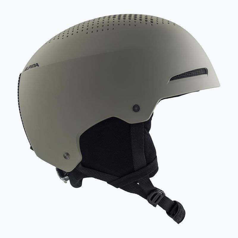 Alpina Arber Mond/Grau matt Skihelm