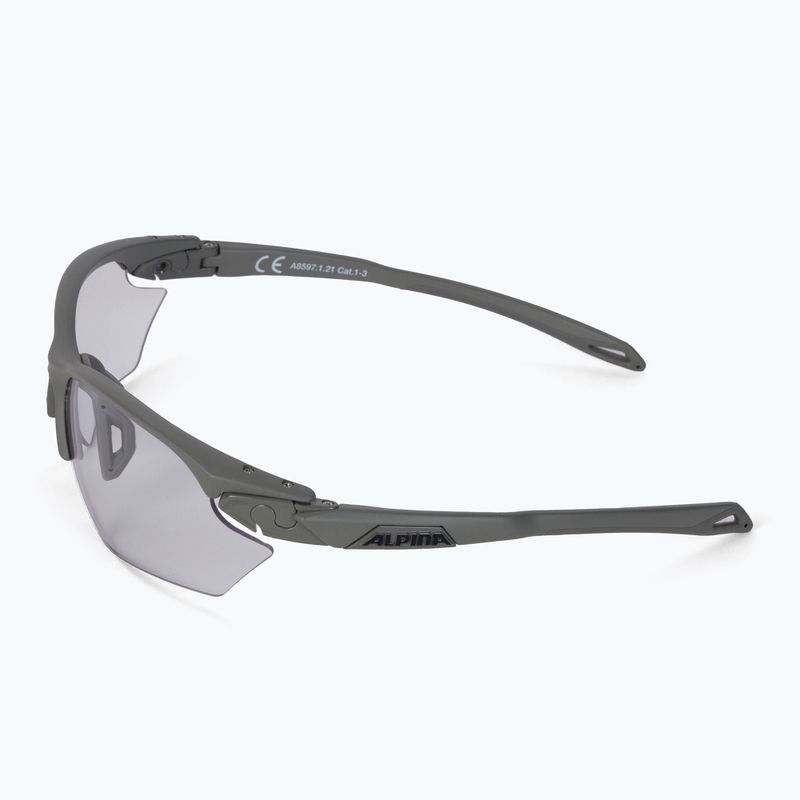 Fahrradbrille Alpina Twist Five Hr S V moon grey matt/black 4