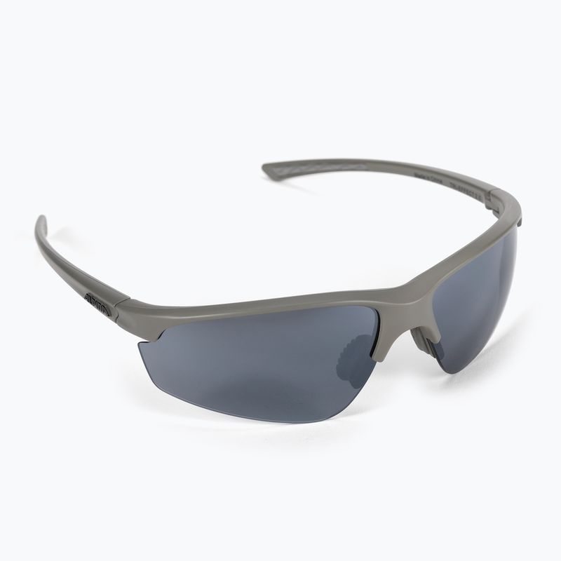 Fahrradbrille Alpina Tri-Effect 2.0 moon grey matt/black mirror/clear/orange mirror