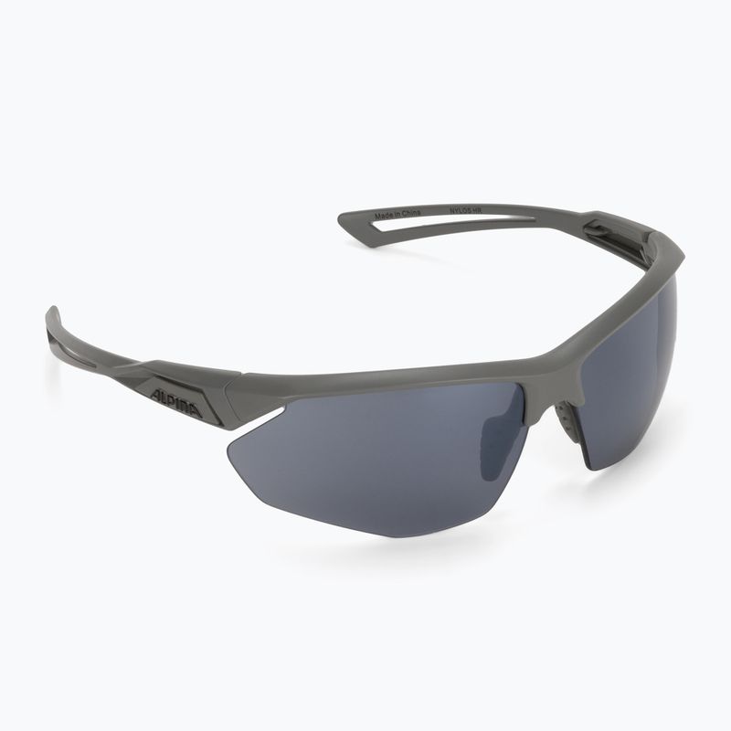 Fahrradbrille Alpina Defey HR moon-grey matt/black mirror