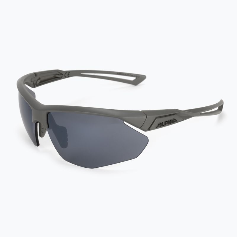 Fahrradbrille Alpina Defey HR moon-grey matt/black mirror 5