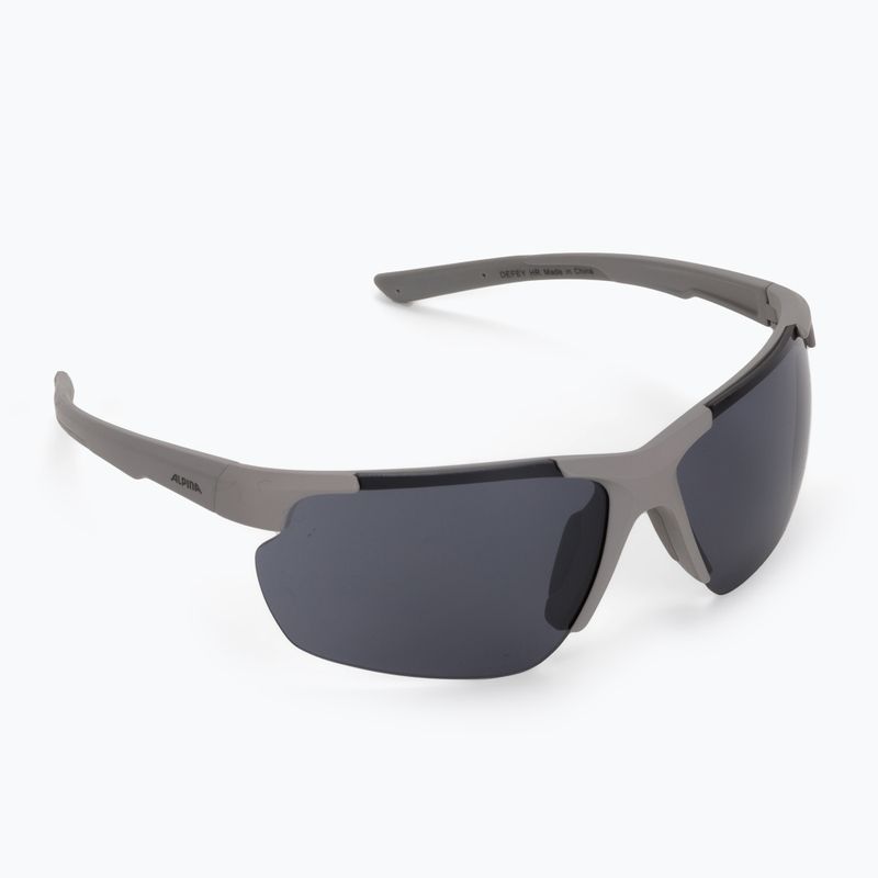 Fahrradbrille Alpina Defey HR moon grey matt/black mirror