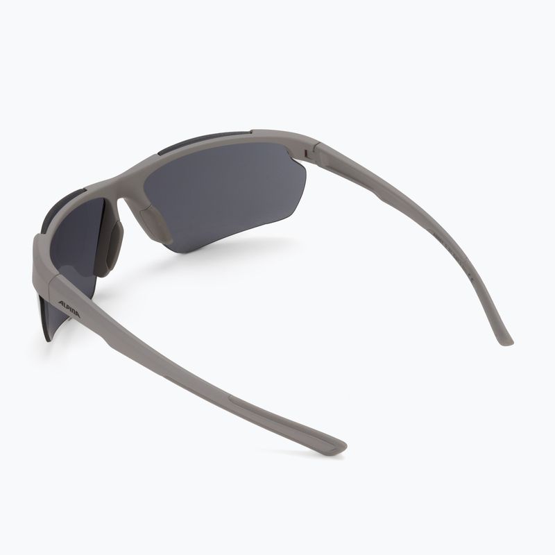 Fahrradbrille Alpina Defey HR moon grey matt/black mirror 2