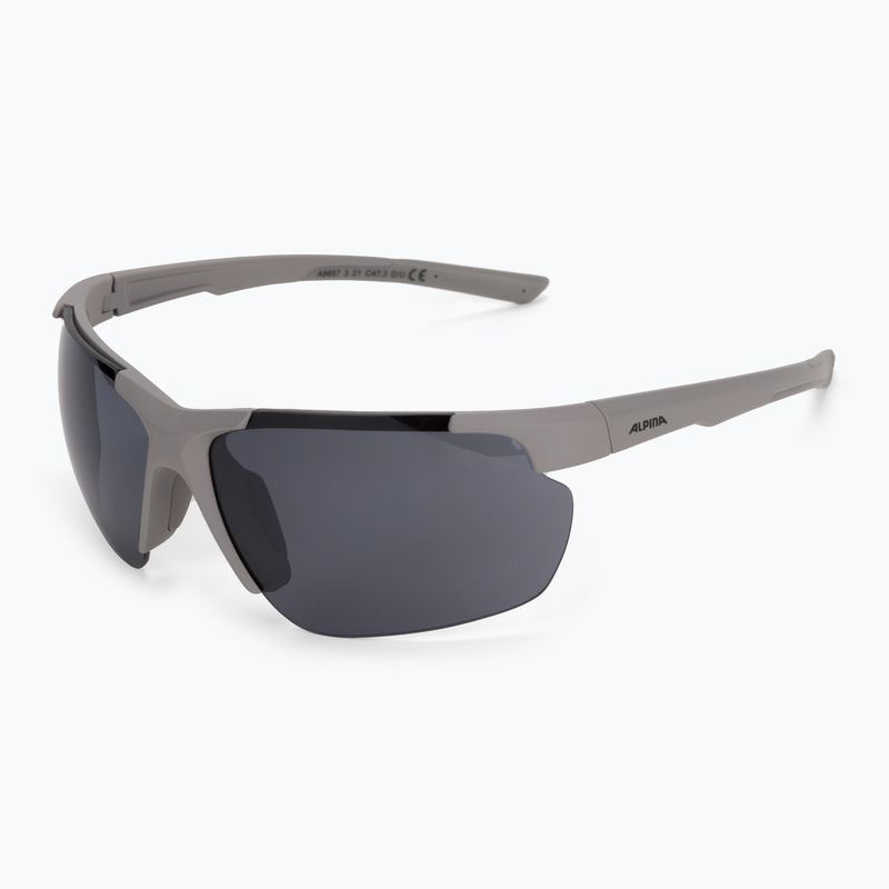 Fahrradbrille Alpina Defey HR moon grey matt/black mirror 5