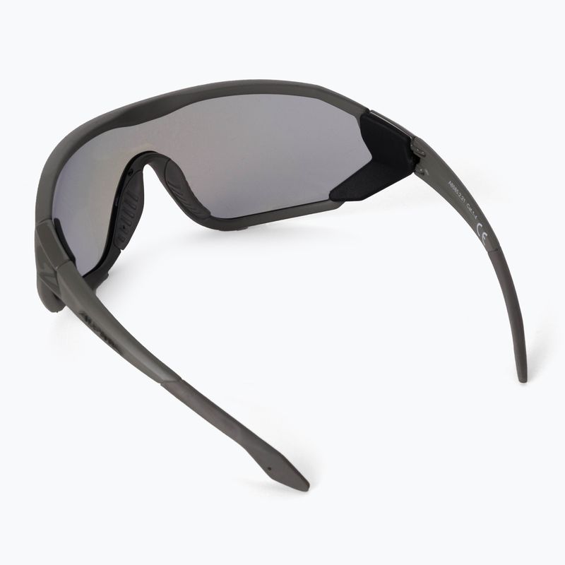 Fahrradbrille Alpina S-Way VM moon-grey matt/blue mirror 2