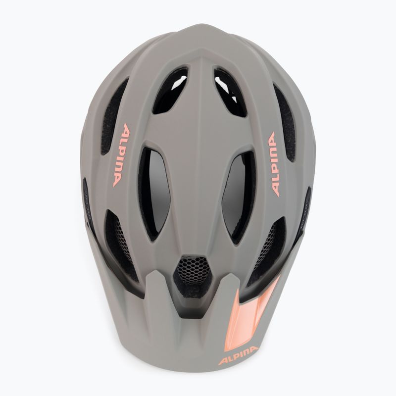 Fahrradhelm Alpina Carapax 2.0 moon grey peach matt 6