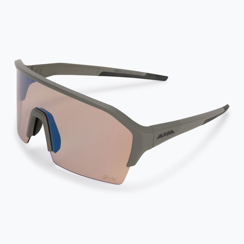 Fahrradbrille Alpina Ram Hr Q-Lite V moon-grey matt/blue mirror 5