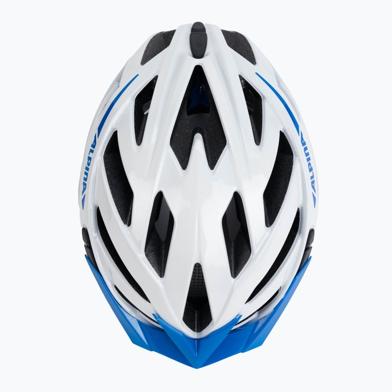 Fahrradhelm Alpina Panoma 2.0 white/blue gloss 6