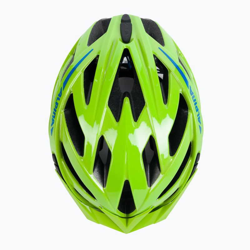 Fahrradhelm Alpina Panoma 2.0 green/blue gloss 6