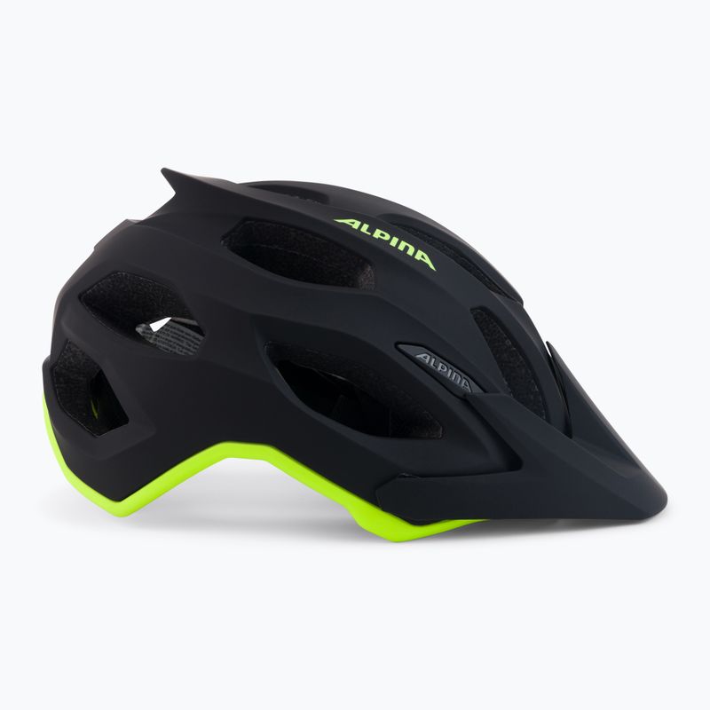 Fahrradhelm Alpina Carapax 2.0 black neon/yellow matte 3