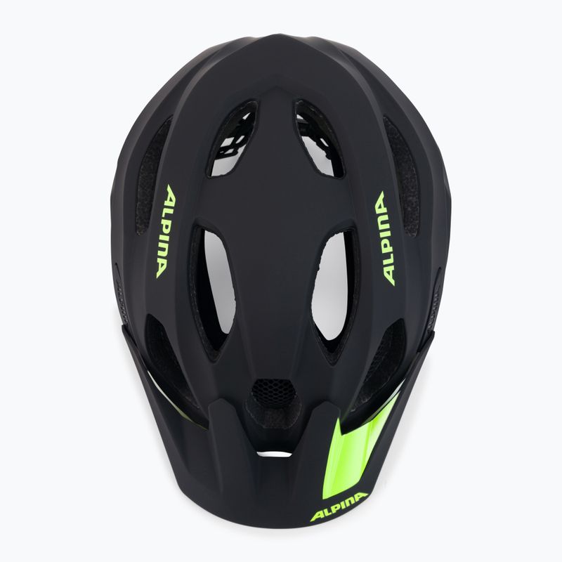 Fahrradhelm Alpina Carapax 2.0 black neon/yellow matte 6