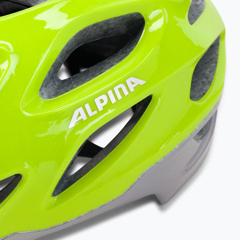 Fahrradhelm Alpina Mythos 3.0 L.E. be visible/silver gloss 7