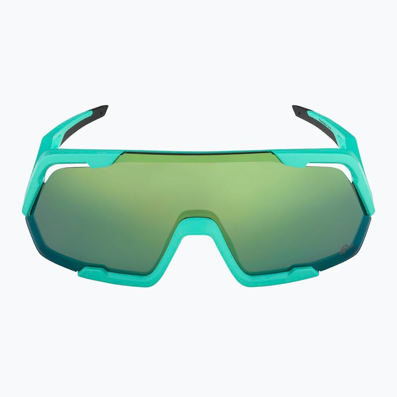 Alpina Rocket Q-Lite Sonnenbrille türkis matt/grün verspiegelt 2