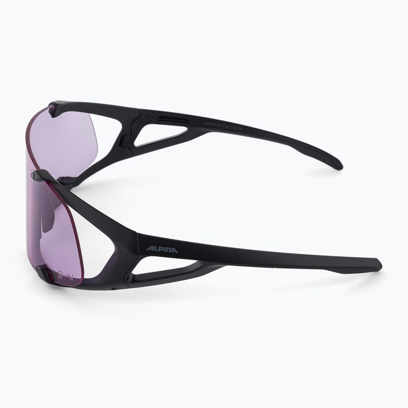 Alpina Hawkeye Q-Lite V schwarz matt/lila Sonnenbrille 4