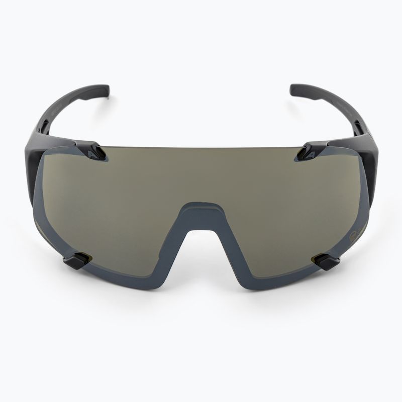 Alpina Hawkeye Q-Lite schwarz matt/silber verspiegelt Sonnenbrille 3