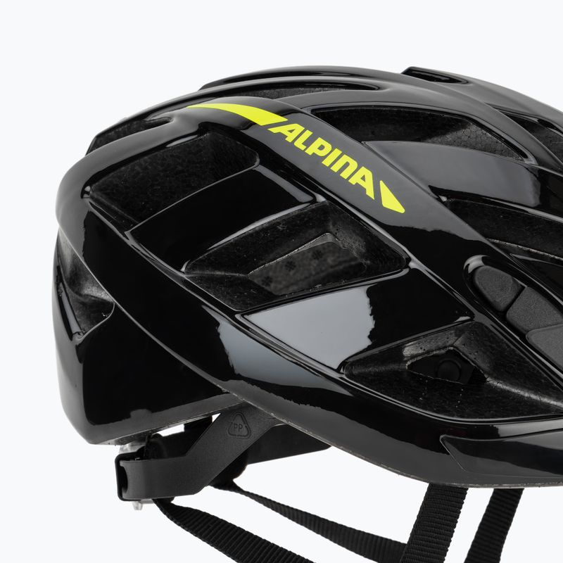 Fahrradhelm Alpina Panoma 2.0 black/neon yellow gloss 7