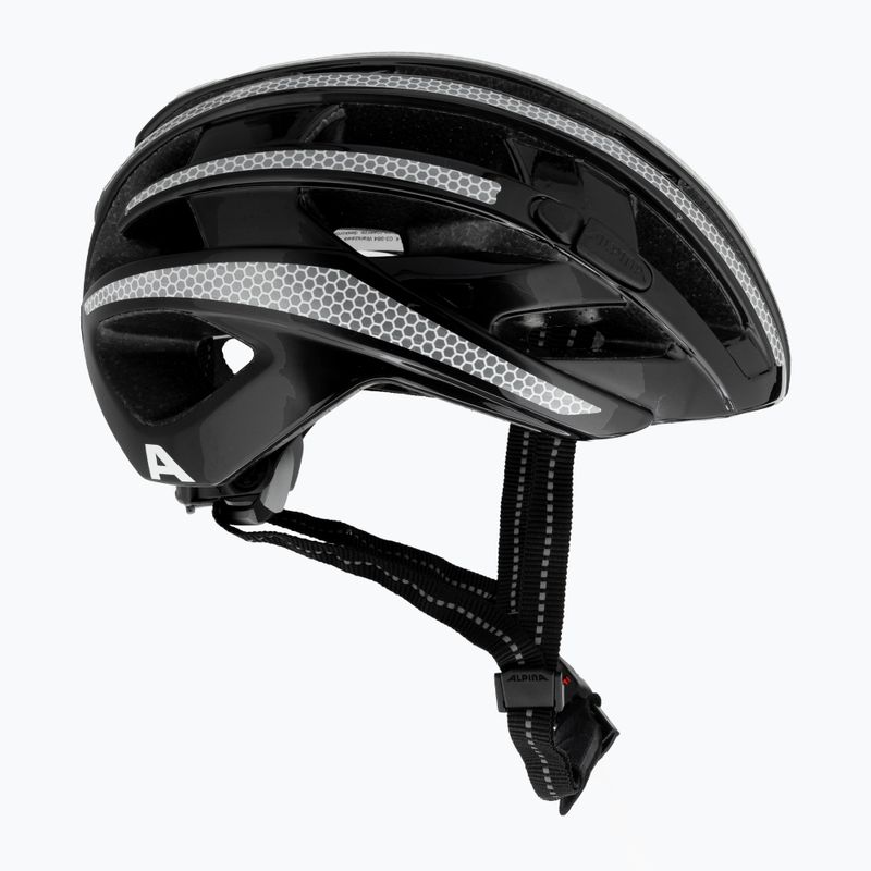 Fahrradhelm Alpina Ravel Reflective schwarz glänzend 4