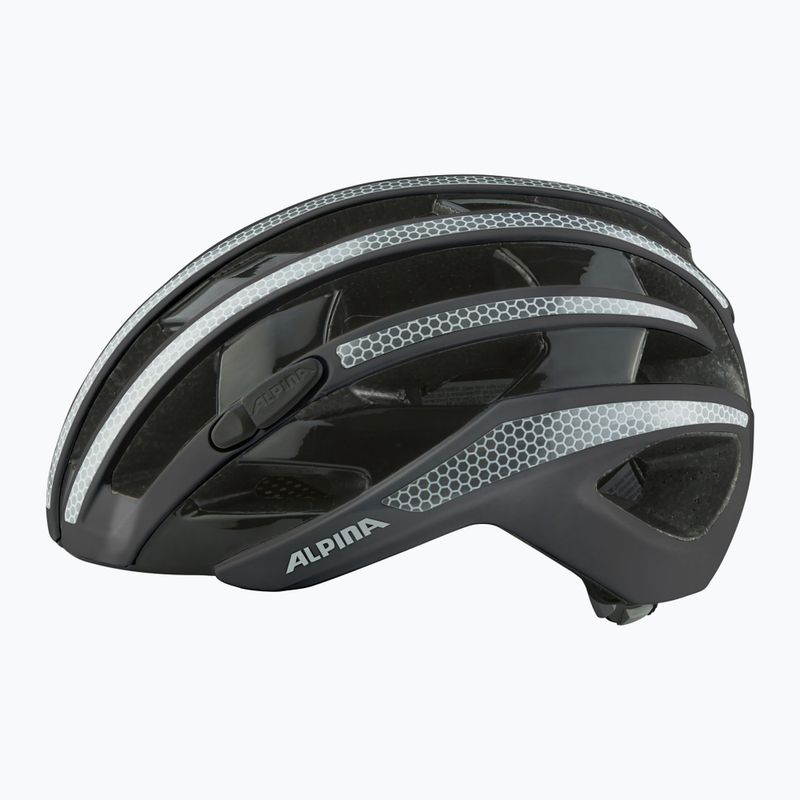 Fahrradhelm Alpina Ravel Reflective schwarz glänzend 6