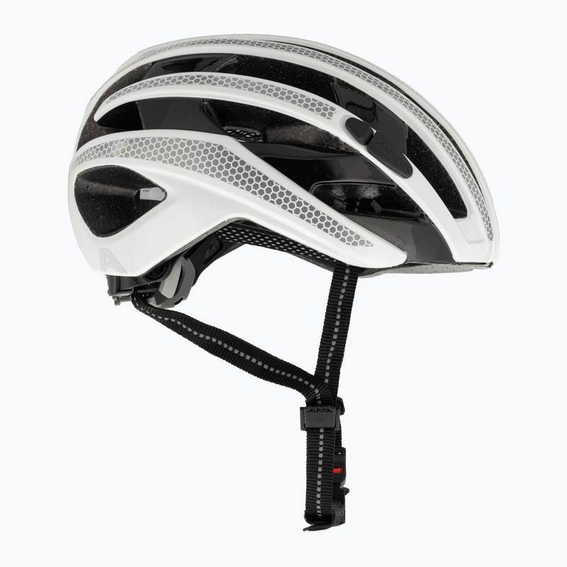 Fahrradhelm Alpina Ravel Reflective weiß glänzend 4