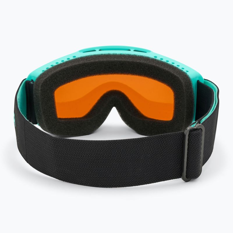 Skibrille Kinder Alpina Piney aqua matt/ orange 3