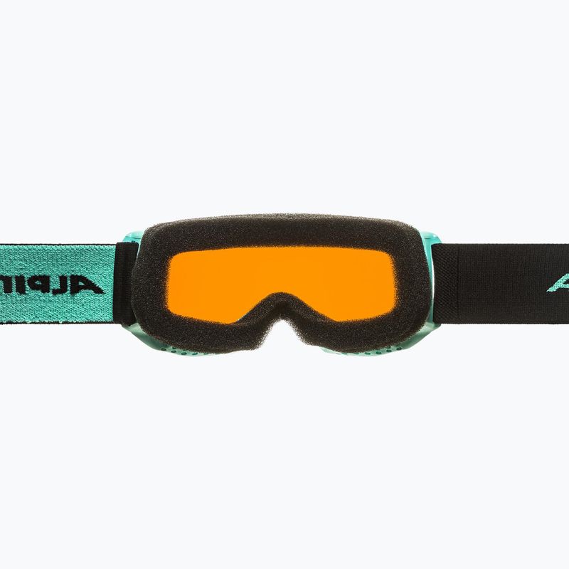 Alpina Piney Kinder-Skibrille aqua matt/ orange
