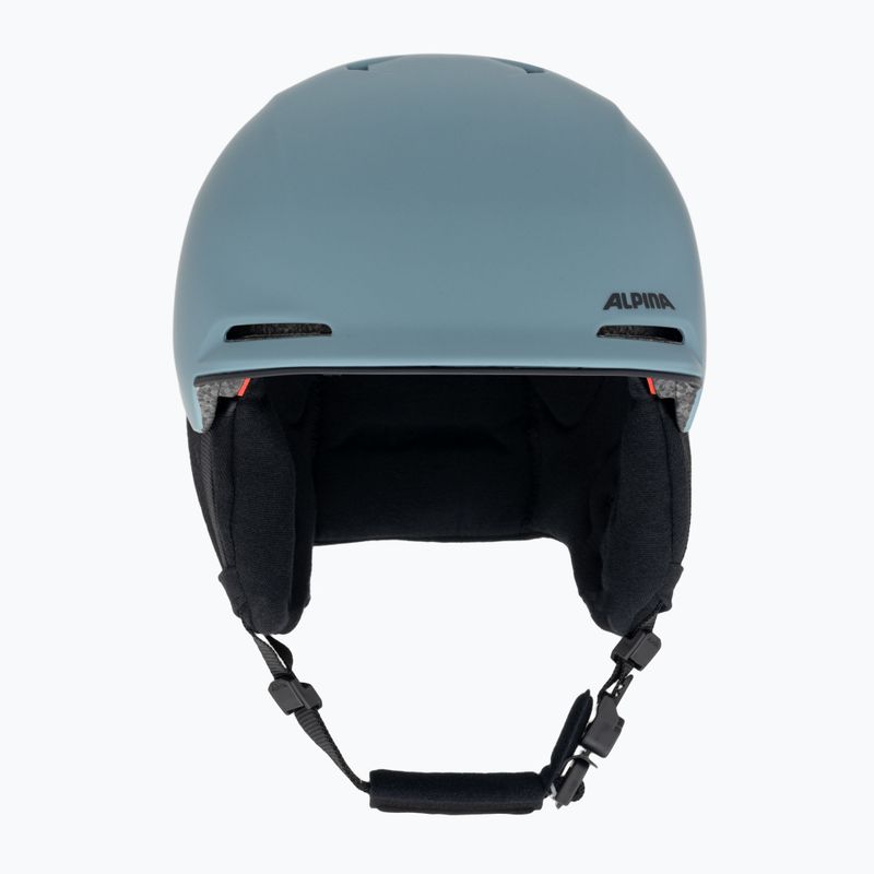 Alpina Brix dirt/blau matt Skihelm 2