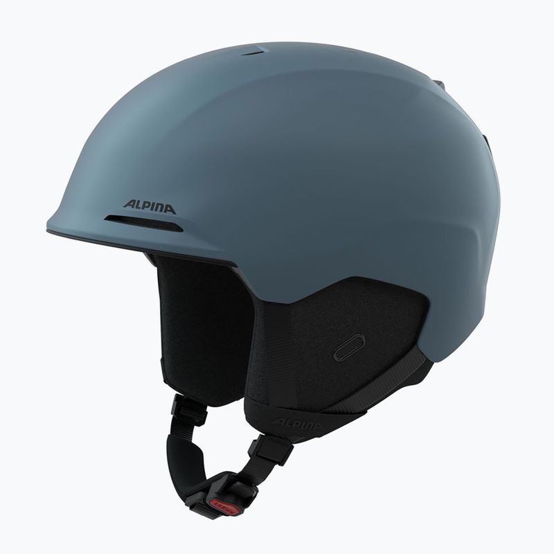 Alpina Brix dirt/blau matt Skihelm 6