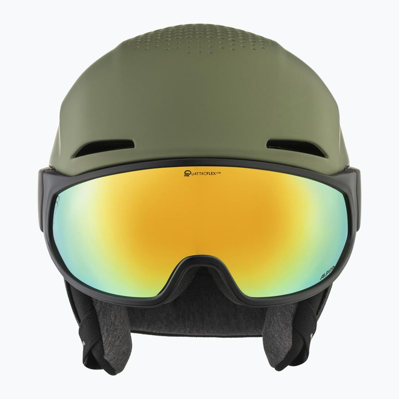 Alpina Alto Q-Lite Skihelm oliv matt 7