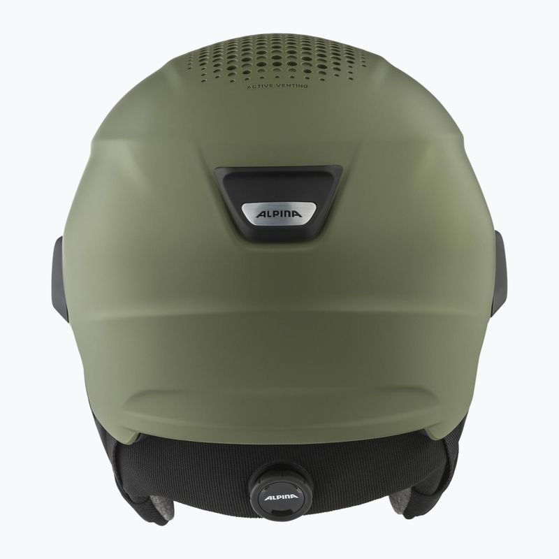 Alpina Alto Q-Lite Skihelm oliv matt 8